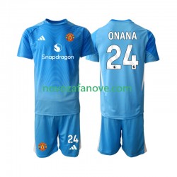 Nogometni Dres Manchester United Andre Onana 24 Golmanski Dječji Domaći 2025-2026 Kratkih Rukava