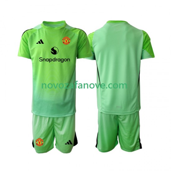 Nogometni Dres Manchester United Golmanski Dječji Četvrti 2025-2026 Kratkih Rukava