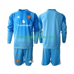 Nogometni Dres Manchester United Golmanski Dječji Domaći 2025-2026 Dugim Rukavima