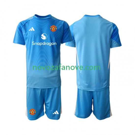Nogometni Dres Manchester United Golmanski Dječji Domaći 2025-2026 Kratkih Rukava