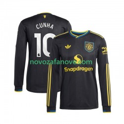 Nogometni Dres Manchester United Matheus Cunha 10 Muški Treći 2025-2026 Dugim Rukavima