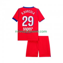 Nogometni Dres Paris Saint-Germain Bradley Barcola 29 Dječji Treći 2025-2026 Kratkih Rukava