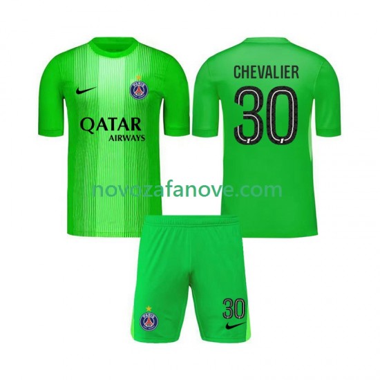 Nogometni Dres Paris Saint-Germain Lucas Chevalier 30 Golmanski Dječji Gostujući 2025-2026 Kratkih Rukava