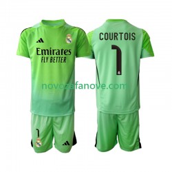 Nogometni Dres Real Madrid Thibaut Courtois 1 Dječji Gostujući 2025-2026 Kratkih Rukava