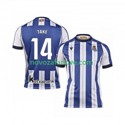 Nogometni Dres SAD Real Sociedad Takef Kubo 14 Muški Domaći 2025-2026 Kratkih Rukava