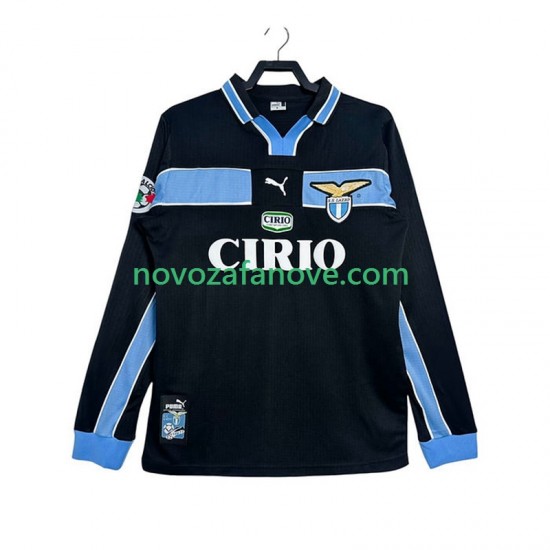 Nogometni Dres SS Lazio Retro Muški Gostujući 1998 1999 Dugim Rukavima