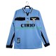 Nogometni Dres SS Lazio Retro Muški Domaći 1998 1999 Dugim Rukavima
