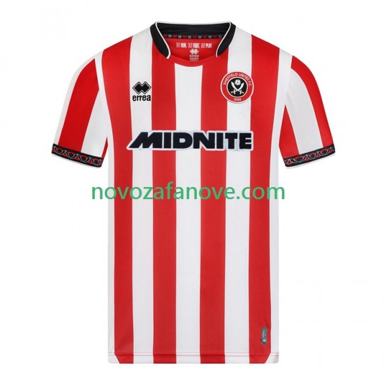 Nogometni Dres Sheffield United Muški Domaći 2025-2026 Kratkih Rukava