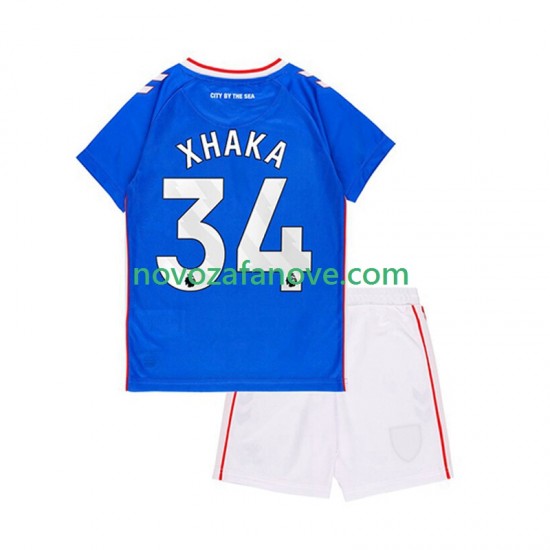 Nogometni Dres Sunderland Granit Xhaka 34 Dječji Gostujući 2025-2026 Kratkih Rukava