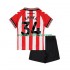 Nogometni Dres Sunderland Granit Xhaka 34 Dječji Domaći 2025-2026 Kratkih Rukava