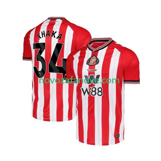 Nogometni Dres Sunderland Granit Xhaka 34 Muški Domaći 2025-2026 Kratkih Rukava