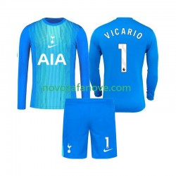 Nogometni Dres Tottenham Hotspur Guglielmo Vicario 1 Golmanski Dječji Gostujući 2025-2026 Dugim Rukavima