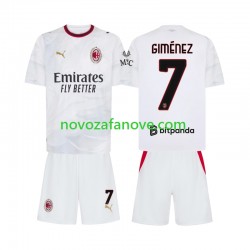 Nogometni Dres AC Milan Gimenez 7 Dječji Gostujući 2026-2027 Kratkih Rukava