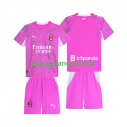 Nogometni Dres AC Milan Golmanski Dječji Gostujući 2026-2027 Kratkih Rukava