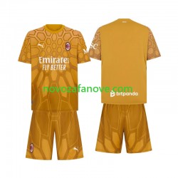 Nogometni Dres AC Milan Golmanski Dječji Domaći 2026-2027 Kratkih Rukava