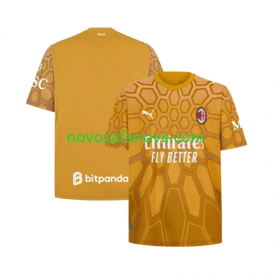 Nogometni Dres AC Milan Golmanski Muški Domaći 2026-2027 Kratkih Rukava