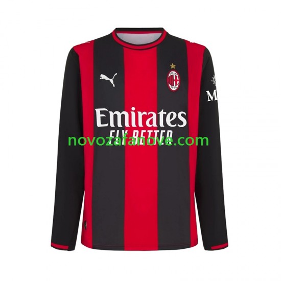 Nogometni Dres AC Milan Muški Domaći 2026-2027 Dugim Rukavima