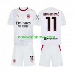 Nogometni Dres AC Milan Ibrahimović 11 Dječji Gostujući 2026-2027 Kratkih Rukava