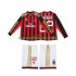 Nogometni Dres AC Milan Kaka 22 2013 2014 Retro Dječji Domaći Dugim Rukavima
