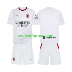 Nogometni Dres AC Milan Dječji Gostujući 2026-2027 Kratkih Rukava