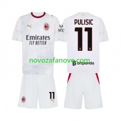Nogometni Dres AC Milan Pulisic 11 Dječji Gostujući 2026-2027 Kratkih Rukava