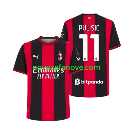 Nogometni Dres AC Milan Pulisic 11 Muški Domaći 2026-2027 Kratkih Rukava