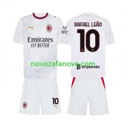 Nogometni Dres AC Milan Rafael Leao 10 Dječji Gostujući 2026-2027 Kratkih Rukava