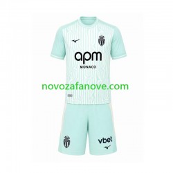 Nogometni Dres AS Monaco Dječji Treći 2026-2027 Kratkih Rukava