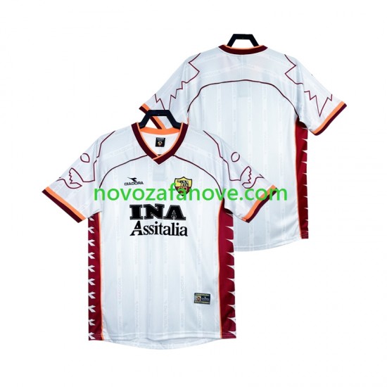 Nogometni Dres Roma 2000 Retro Muški Gostujući 1999 Kratkih Rukava