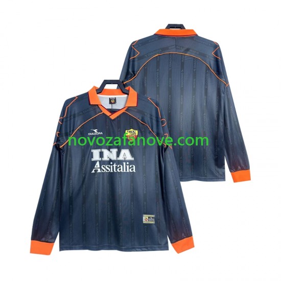 Nogometni Dres Roma 2000 Retro Muški Treći 1999 Dugim Rukavima
