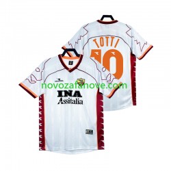 Nogometni Dres Roma Totti 10 2000 Retro Muški Gostujući 1999 Kratkih Rukava