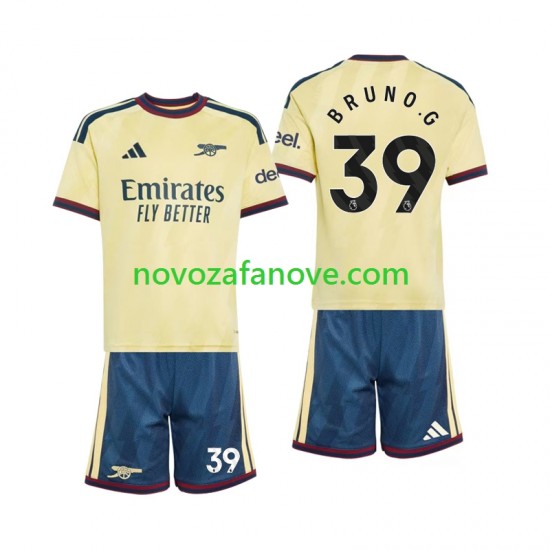 Nogometni Dres Arsenal Bruno Guimaraes 39 Dječji Treći 2026-2027 Kratkih Rukava