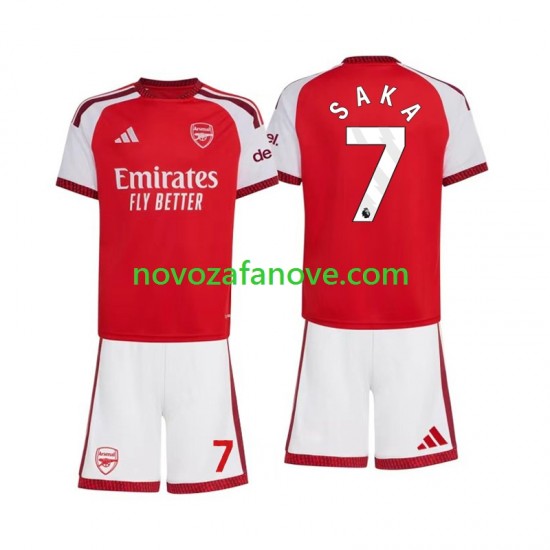 Nogometni Dres Arsenal Bukayo Saka 7 Dječji Domaći 2026-2027 Kratkih Rukava