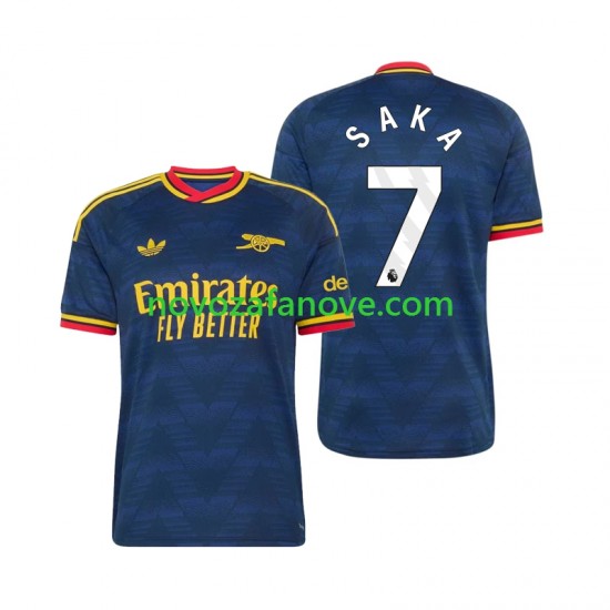 Nogometni Dres Arsenal Bukayo Saka 7 Muški Gostujući 2026-2027 Kratkih Rukava