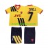 Nogometni Dres Arsenal CAMPBELL 7 1993 Retro Dječji Gostujući 1994 Kratkih Rukava