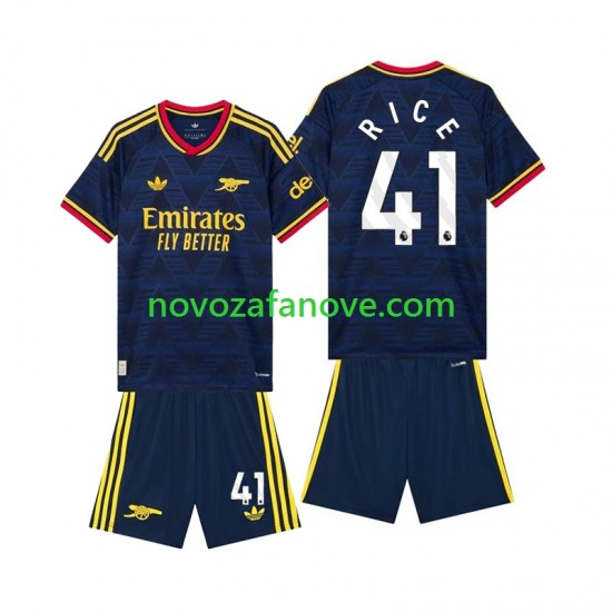 Nogometni Dres Arsenal Declan Rice 41 Dječji Gostujući 2026-2027 Kratkih Rukava