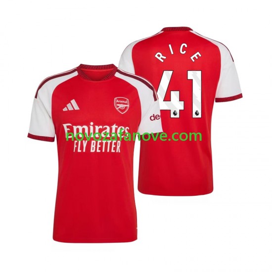 Nogometni Dres Arsenal Declan Rice 41 Muški Domaći 2026-2027 Kratkih Rukava
