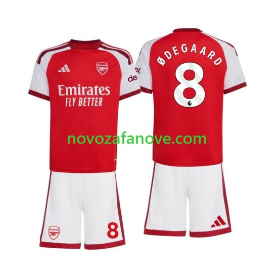 Nogometni Dres Arsenal Martin Odegaard 8 Dječji Domaći 2026-2027 Kratkih Rukava