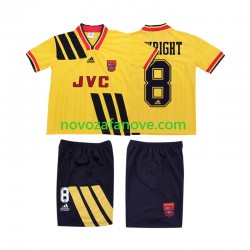Nogometni Dres Arsenal WRIGHT 8 1993 Retro Dječji Gostujući 1994 Kratkih Rukava