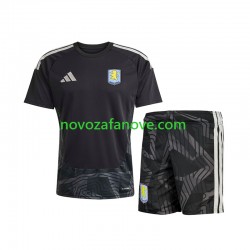 Nogometni Dres Aston Villa Golmanski Dječji Gostujući 2026-2027 Kratkih Rukava