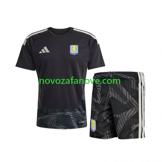 Nogometni Dres Aston Villa Golmanski Dječji Gostujući 2026-2027 Kratkih Rukava