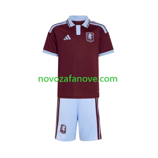 Nogometni Dres Aston Villa Dječji Domaći 2026-2027 Kratkih Rukava