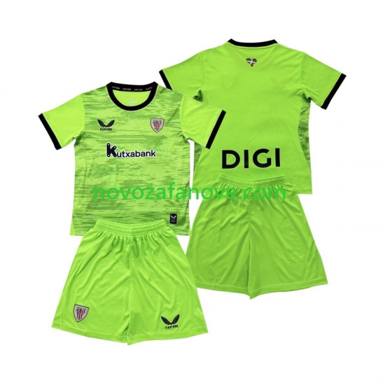 Nogometni Dres Athletic Bilbao Golmanski Dječji Gostujući 2026-2027 Kratkih Rukava