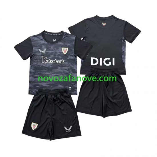 Nogometni Dres Athletic Bilbao Golmanski Dječji Domaći 2026-2027 Kratkih Rukava