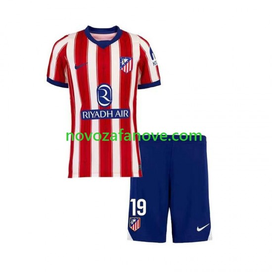 Nogometni Dres Atlético Madrid Julian Alvarez 19 Dječji Domaći 2026-2027 Kratkih Rukava