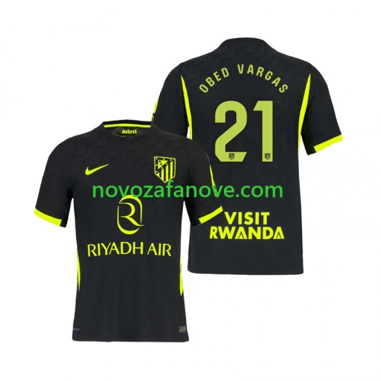 Nogometni Dres Atlético Madrid Obed Vargas 21 Muški Gostujući 2026-2027 Kratkih Rukava