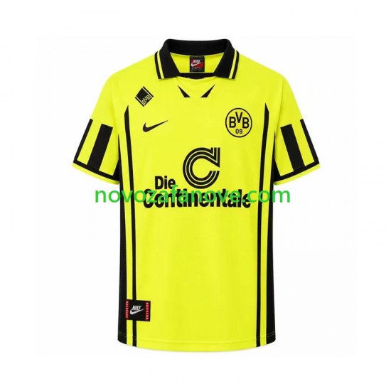 Nogometni Dres Borussia Dortmund 1996 Retro Muški Domaći Kratkih Rukava