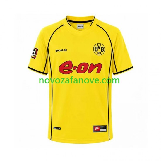 Nogometni Dres Borussia Dortmund Retro Muški Domaći 2002 Kratkih Rukava