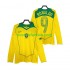Nogometni Dres Brazil RONALDO 9 Retro Muški Domaći 2004 Dugim Rukavima