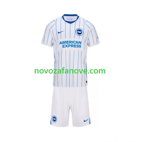 Nogometni Dres Brighton & Hove Albion Dječji Gostujući 2026-2027 Kratkih Rukava